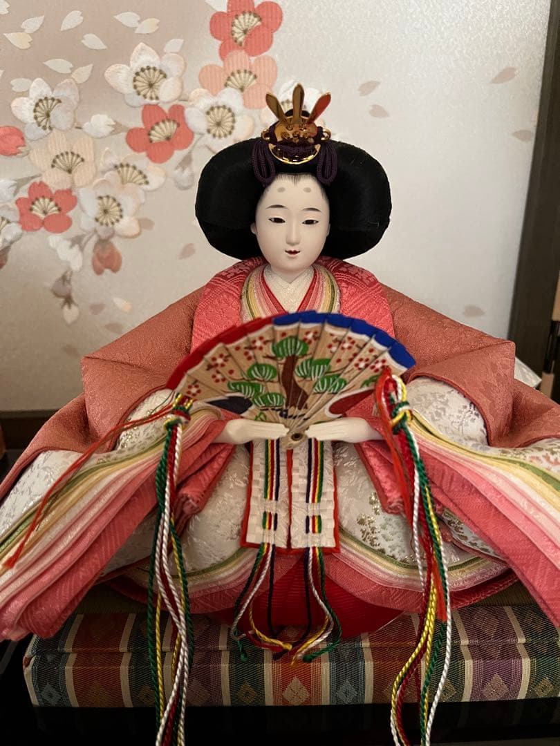 吉徳大光　ひな人形　親王飾り　木目込み