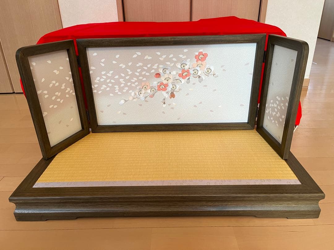 吉徳大光　ひな人形　親王飾り　木目込み