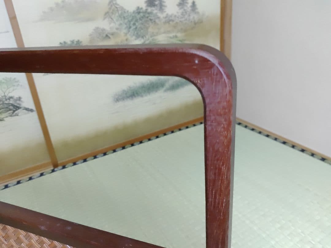 茶道具 風炉屏風先 利休梅 裏網代 両面使い 上透かし 箱付き 送料無料