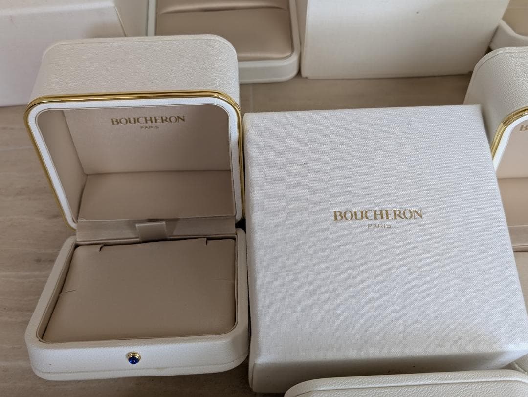 まとめ売り　Boucheron　ブシュロン　ネックレス　リング　空箱　ボックス