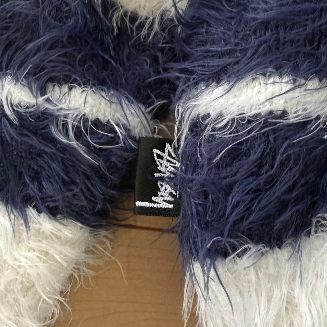 stussy Hairy Stripe Crew Sweater ボーダーニット