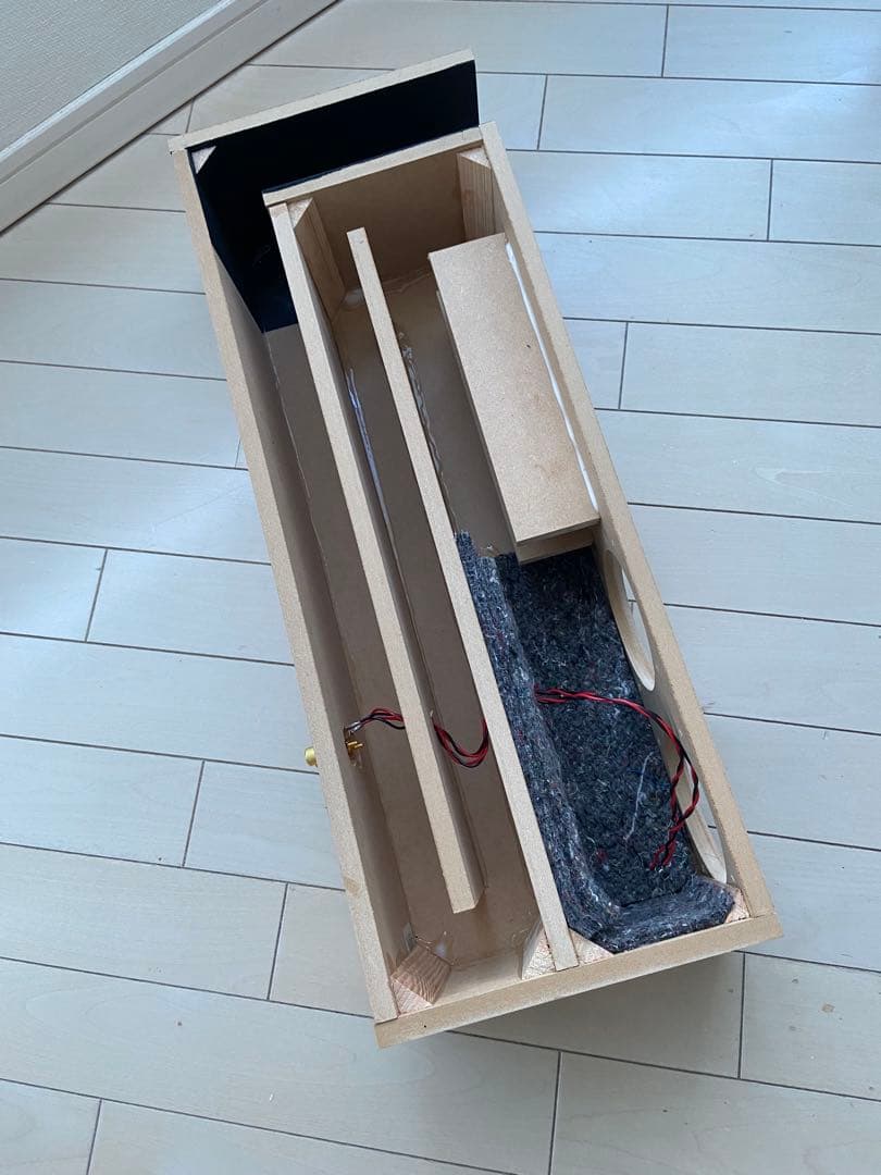 フォステクスフルレンジ2発使いバックロードホーン自作スピーカー