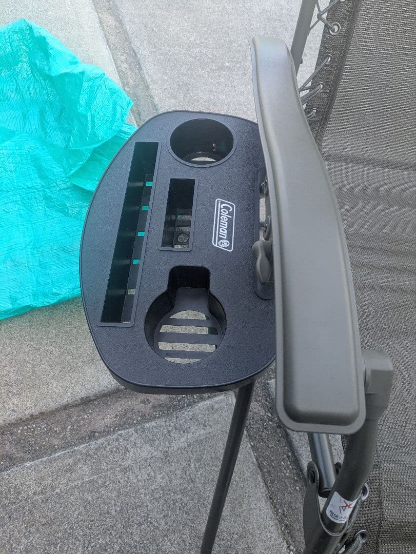 【Coleman】インフィニティチェア（オリーブ）　専用カップホルダー付き