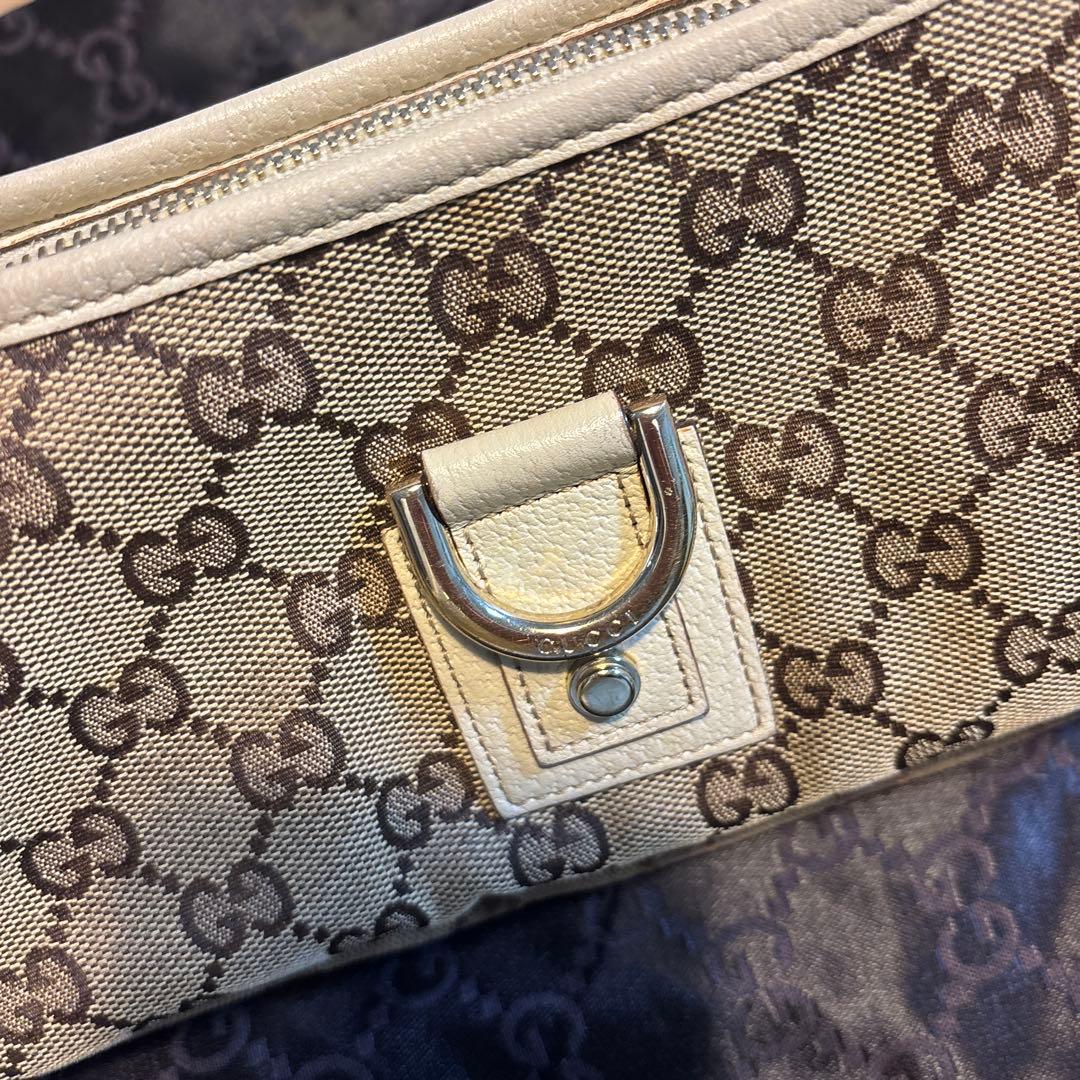 TETSU様　GUCCI アビー ベージュ ホワイト ワンショルダー