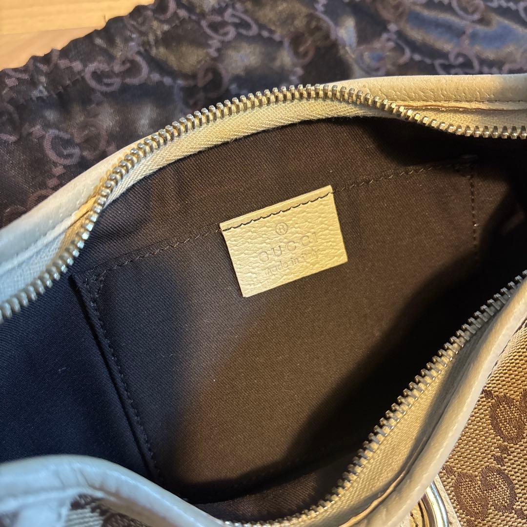 TETSU様　GUCCI アビー ベージュ ホワイト ワンショルダー