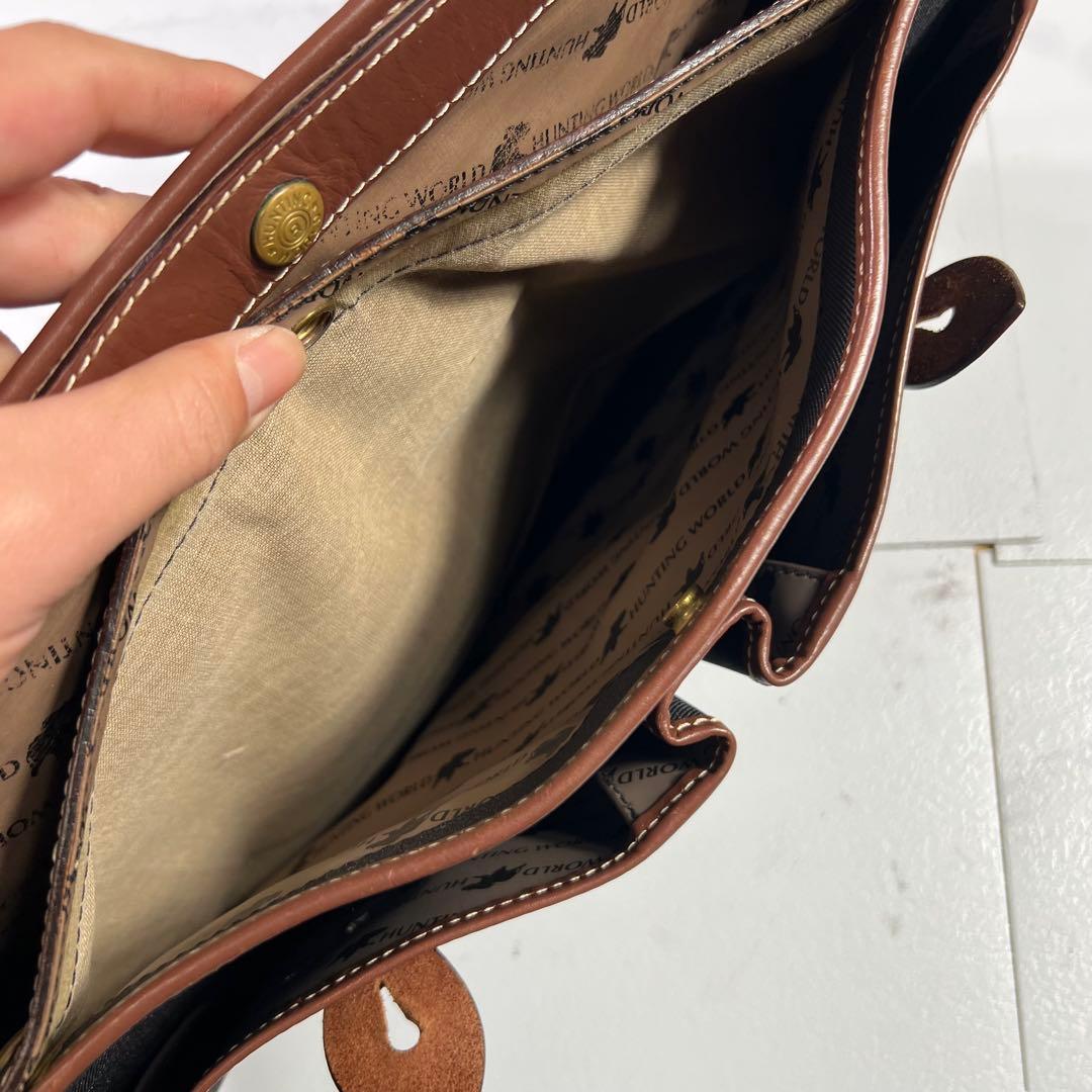 HUNTING WORLD ハンティングワールド ショルダーバッグ ブラック