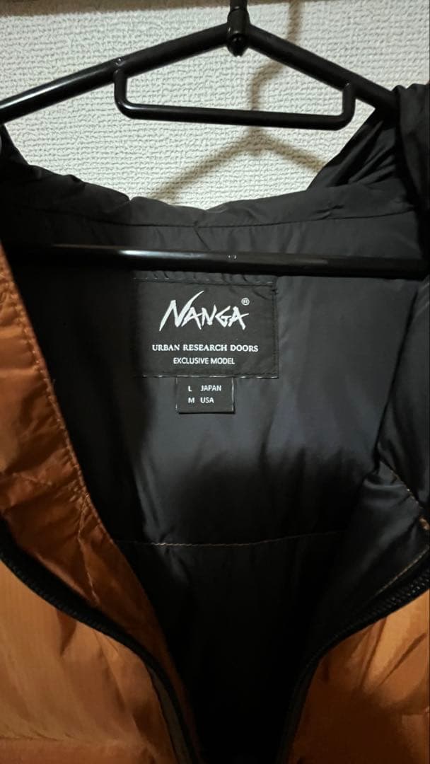 NANGA✖︎urban reserch ダブルネーム　Lサイズダウンジャケット