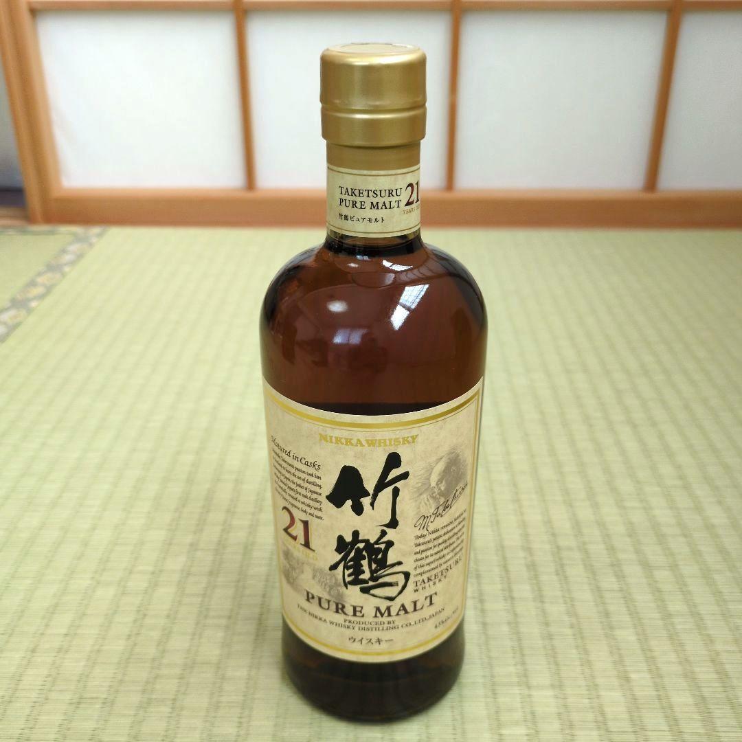竹鶴 21年 ピュアモルト 700ml 木箱入り