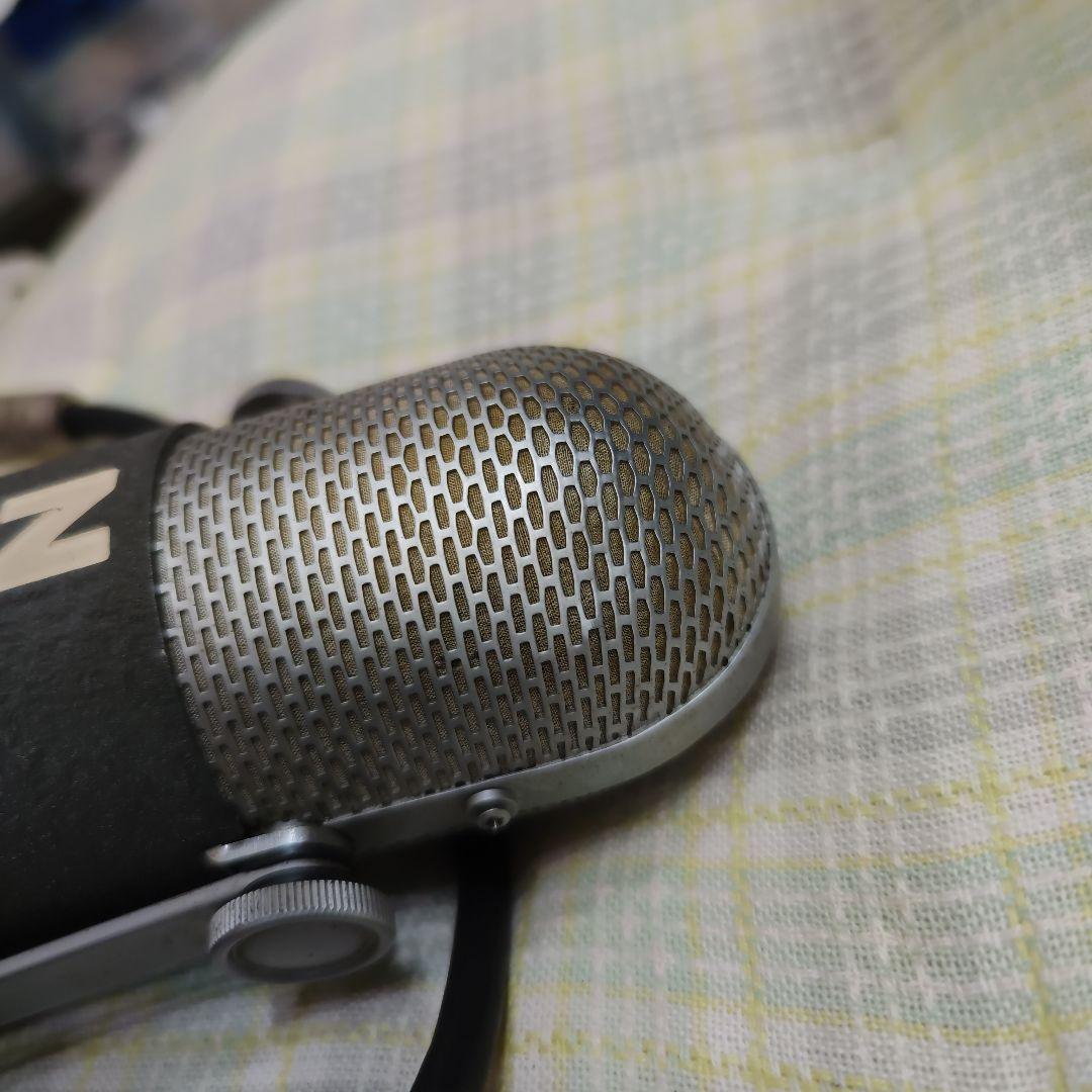 NHK ロゴマイクロフォン 東芝製レトロデザイン 動作品