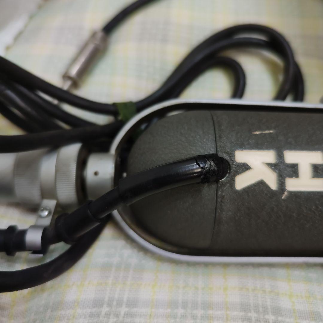 NHK ロゴマイクロフォン 東芝製レトロデザイン 動作品