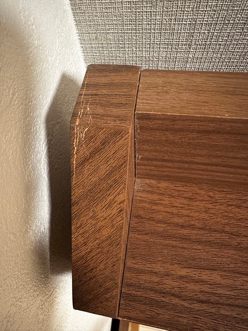 ブラウン ダブルベッド 引き出し付き　ニトリ　送料込