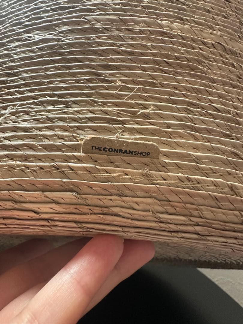 ザ　コンランショップ　STORAGE BASKET FLOPPY HANDLE