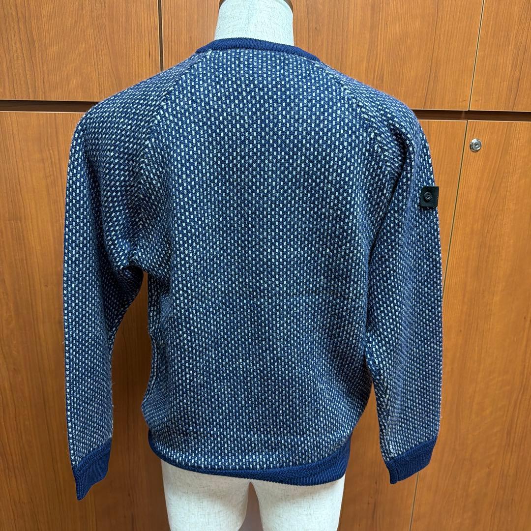 BRIEFING ネイビー ロゴ入りセーター