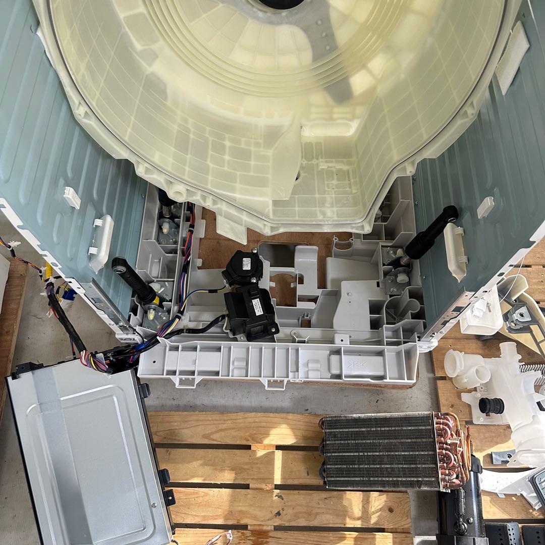 Panasonic NA-LX113AL ヒートポンプ 分解洗浄　ドラム式洗濯機