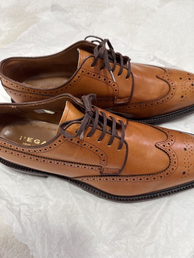 REGALブラウン ウィングチップ シューズ