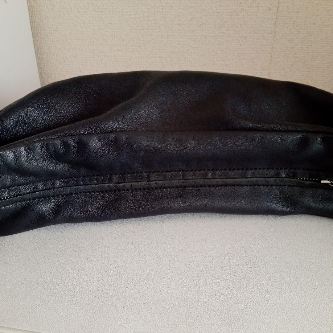 cosレザープリーツベルトバッグ