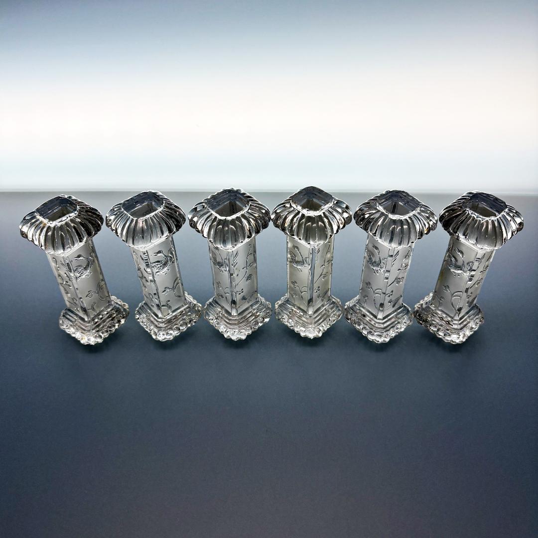 レア オールド バカラ ルネッサンス デポリ ナイフレスト 6本 セット 箸置き