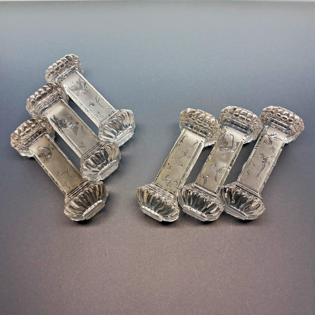 レア オールド バカラ ルネッサンス デポリ ナイフレスト 6本 セット 箸置き