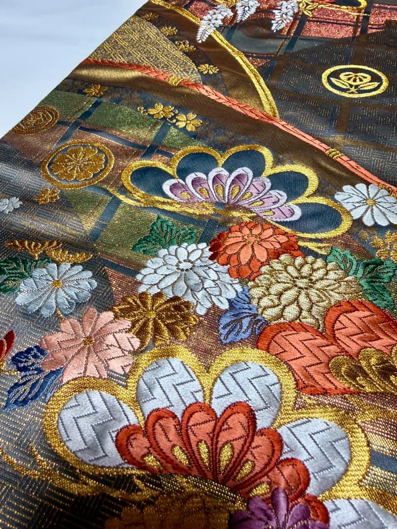 高級 袋帯 正絹 六通柄 フォーマル 訪問着 留袖 約50万円