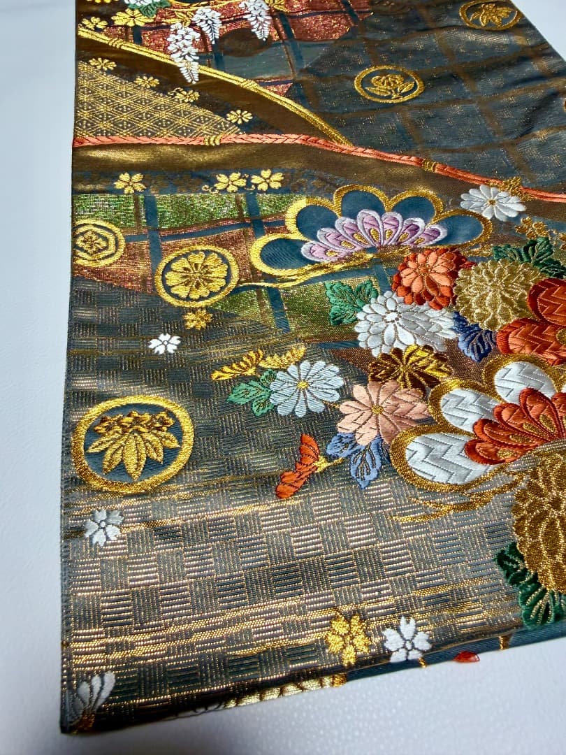 高級 袋帯 正絹 六通柄 フォーマル 訪問着 留袖 約50万円