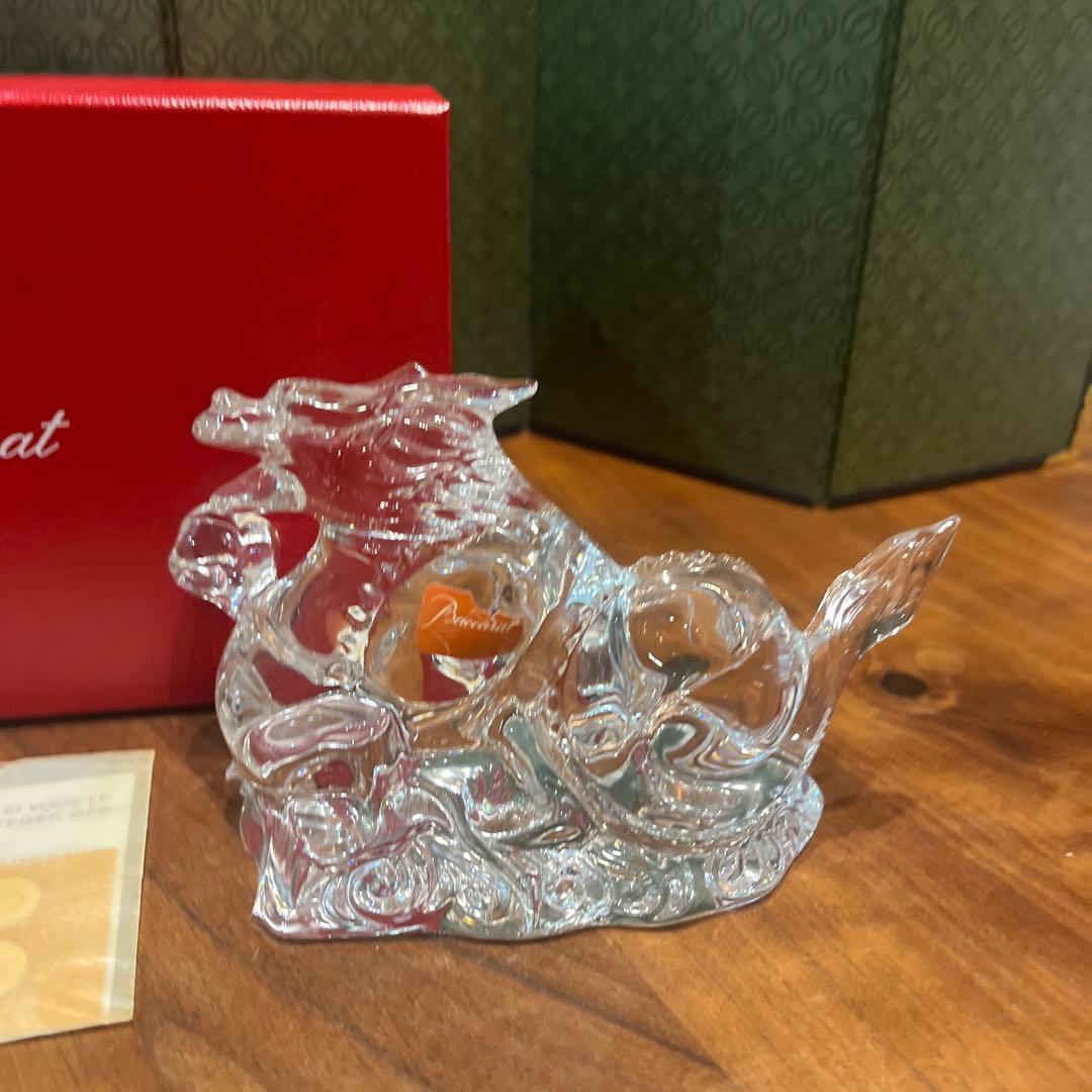 Baccarat 置物　干支　辰