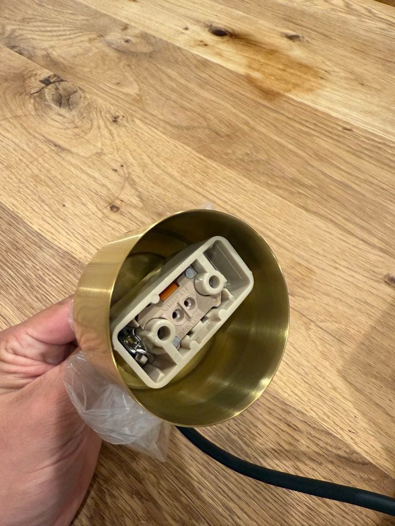 Links-(P) Brass Flat Shade 真鍮　ペンダントライト