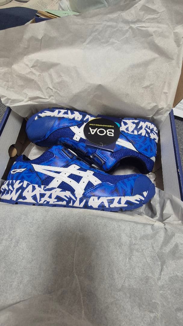 asics アシックス 安全靴 限定 初期ブルーボア 新品未使用 2019限定