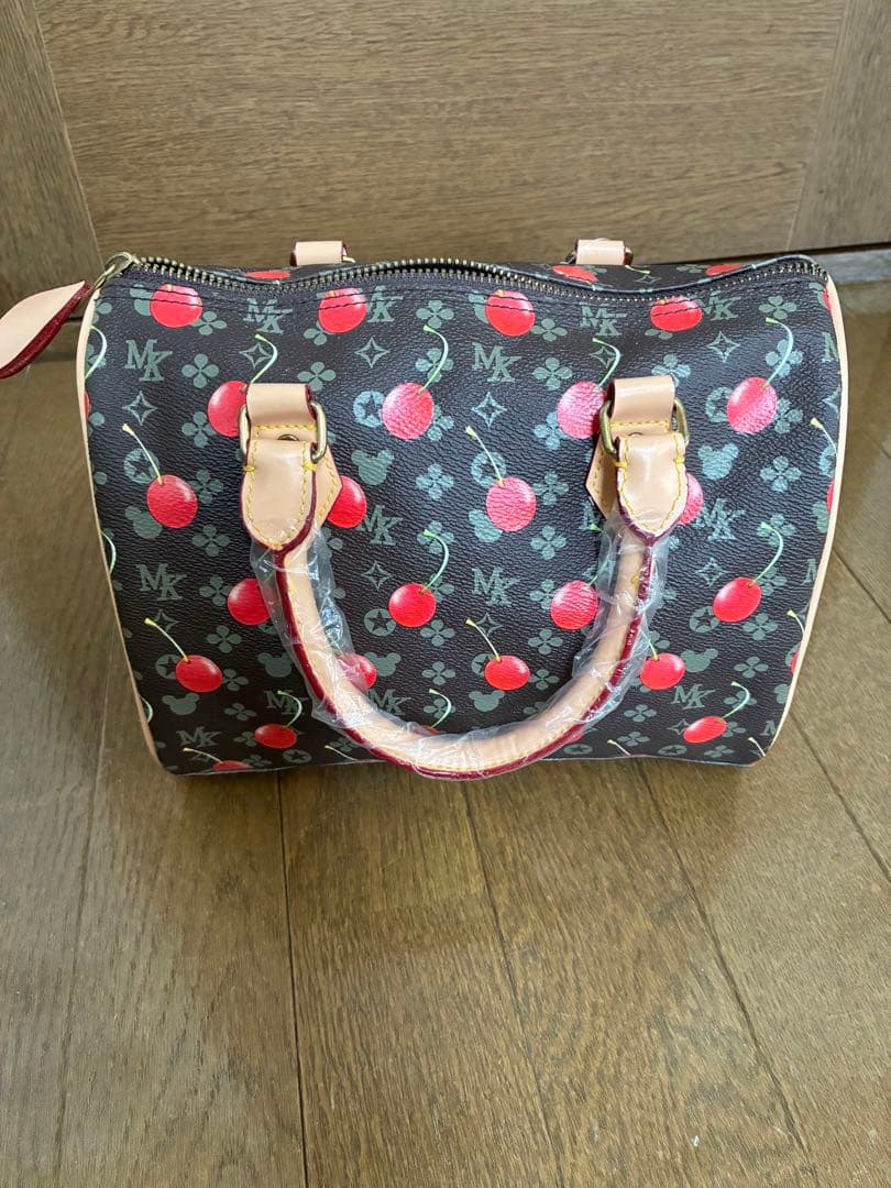 M*i様 モノグラム　チェリー柄　バッグ ミッキー　レトロ　レア　未使用　訳あり