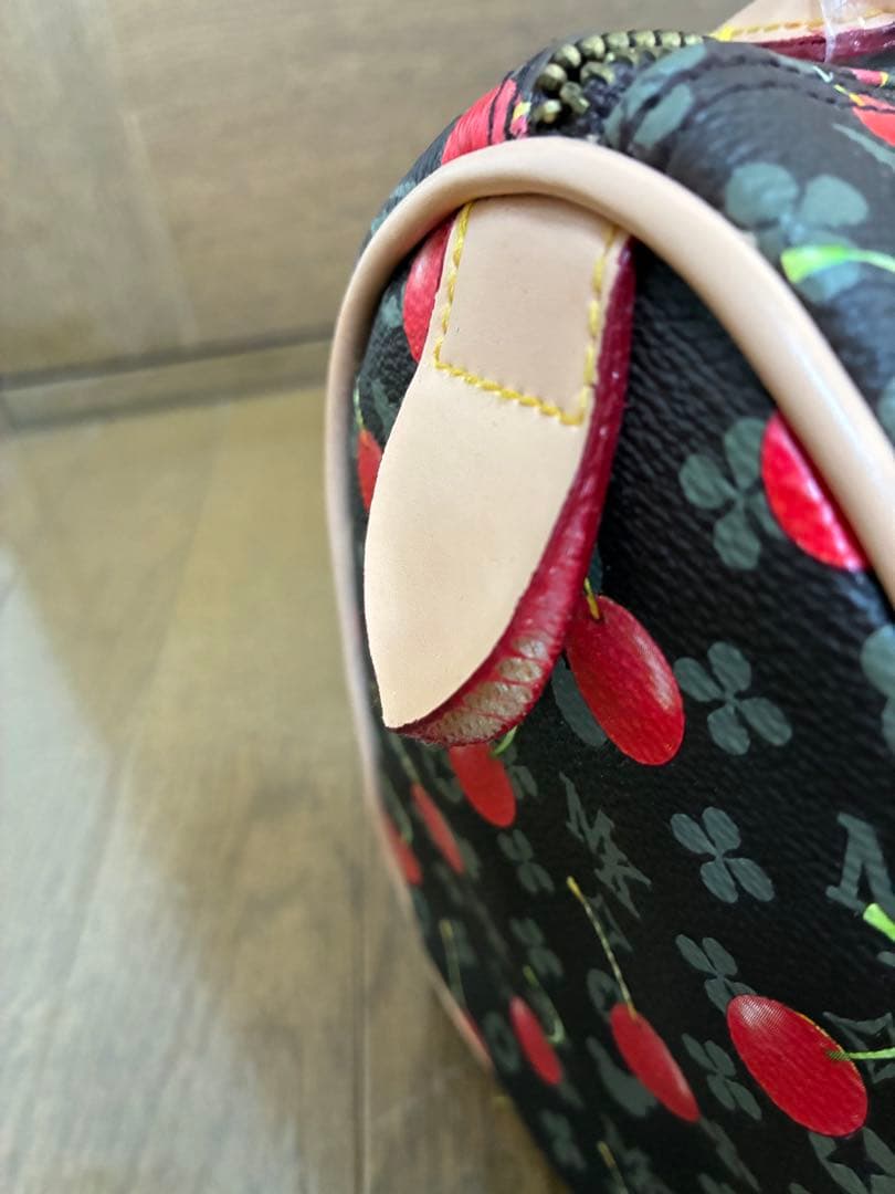 M*i様 モノグラム　チェリー柄　バッグ ミッキー　レトロ　レア　未使用　訳あり