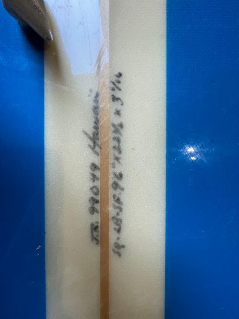 クラシックモダン・ロングボード フィート 青とクリーム