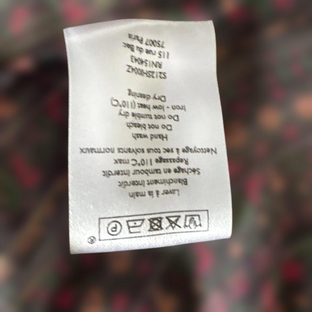 SÉZANE フリル付き花柄シャツ 36