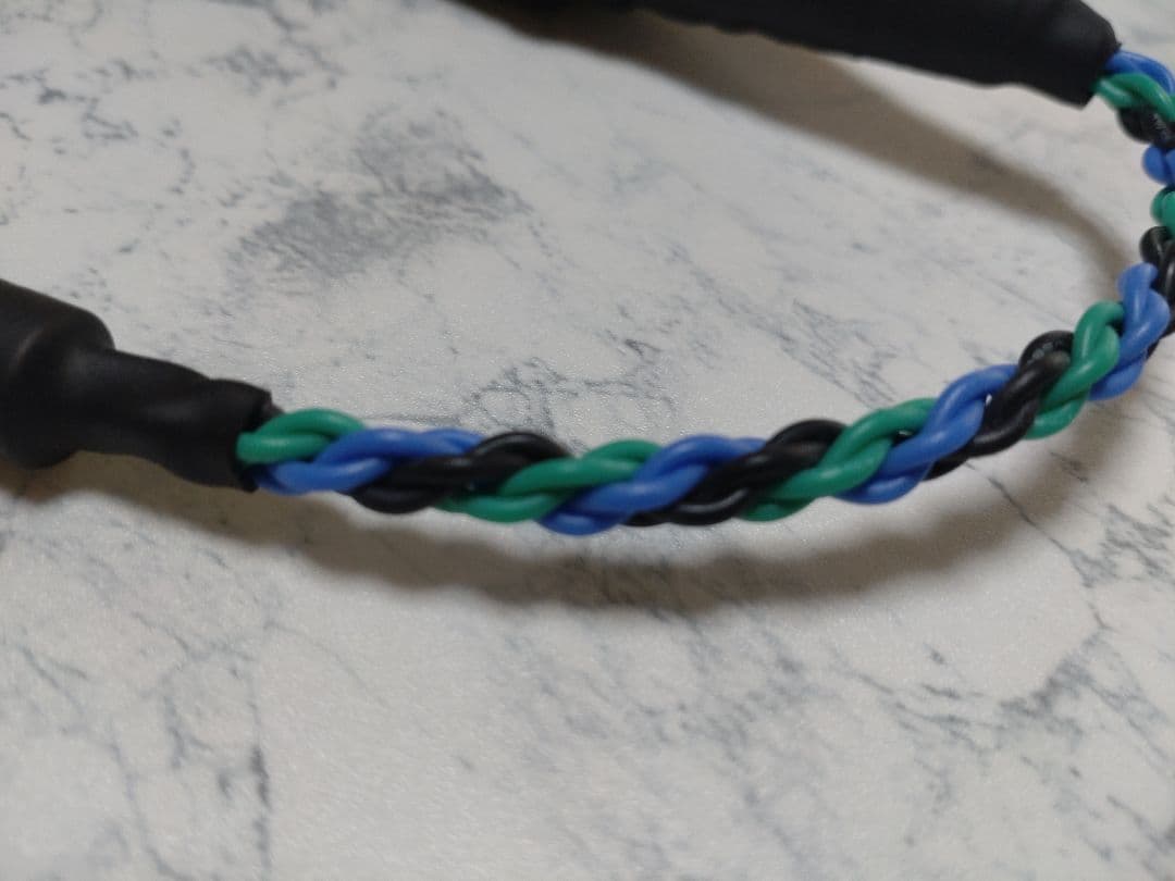 最新 140段式カタパルト　3.5㍉3極メス-3.5㍉3極オス　約38cm　6芯