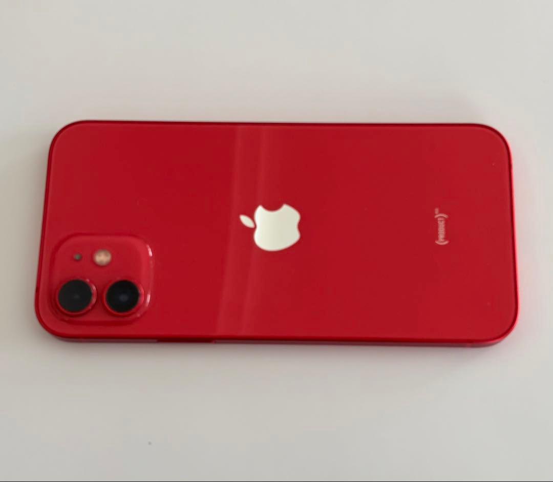 iPhone 12 128GB レッド 箱・付属品付/美品/SIMフリー