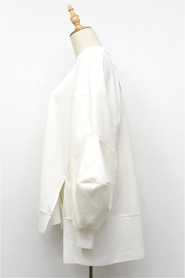 M463/未使用 24SS ENFOLD ブラウス ソリッドスリーブ 38 白