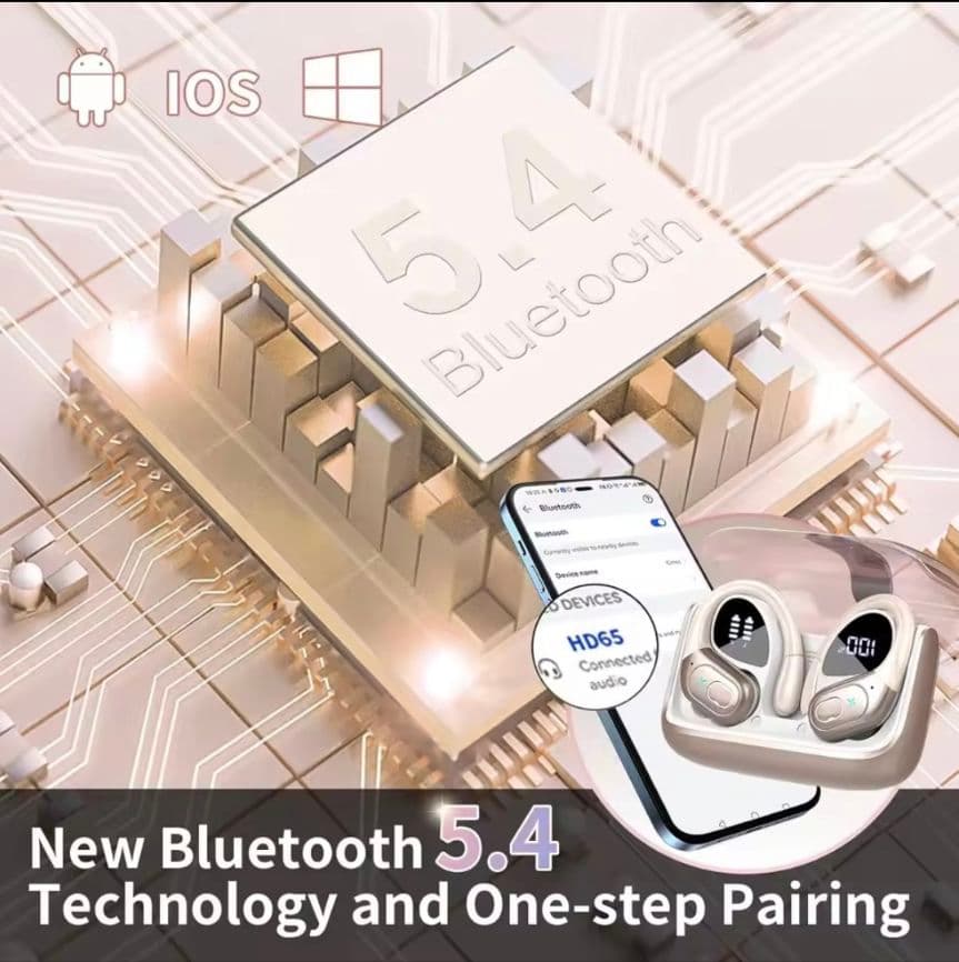 Bluetoothイヤホン☆長時間☆ブラック