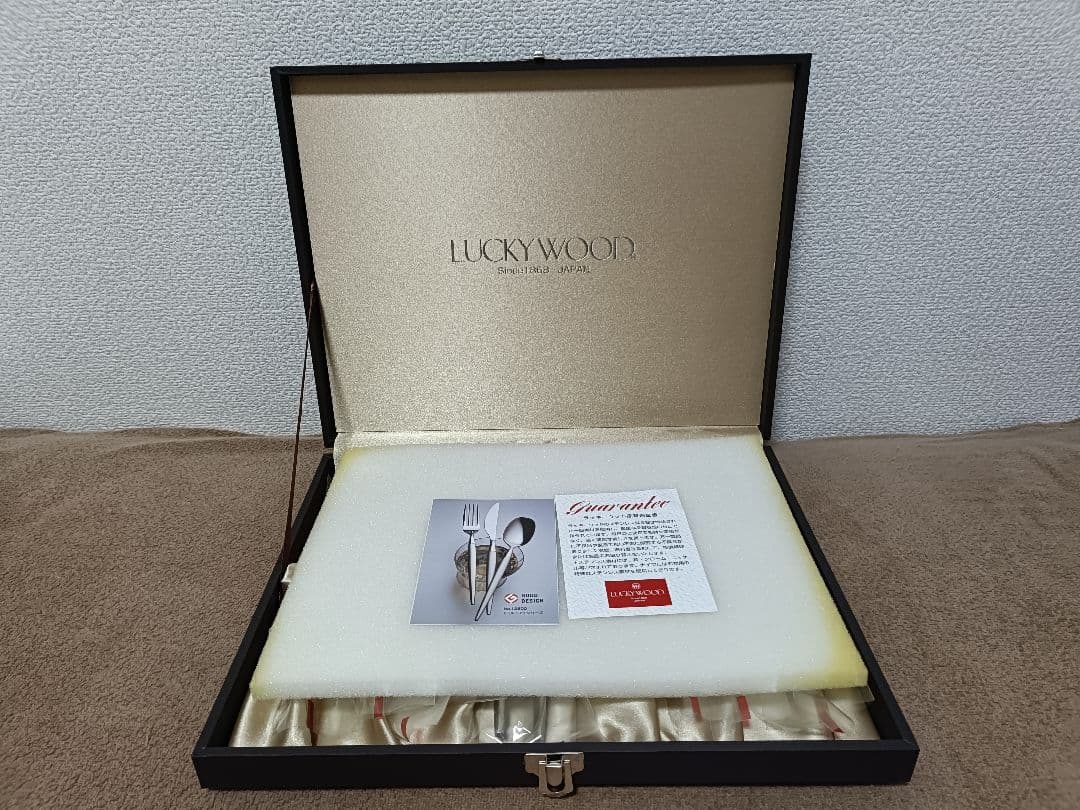 LUCKYWOOD カトラリーセット ステンレス