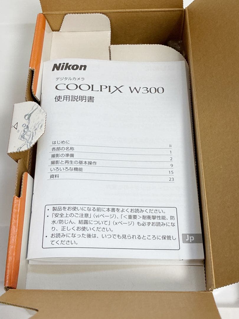 美品！Nikon COOLPIX W300 オレンジ