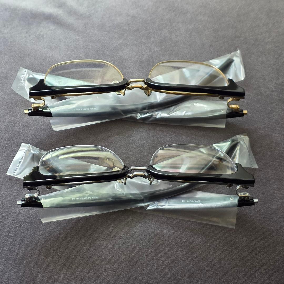 跳ね上げ式 メガネ サーモント チタンアセテートノーブランド ×2個