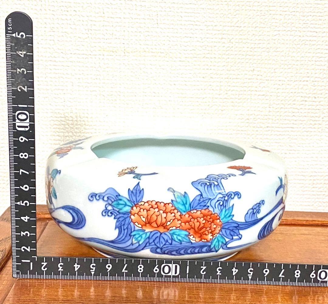 特别イベント　今右衛門 錦浪花絵 灰皿 箱付