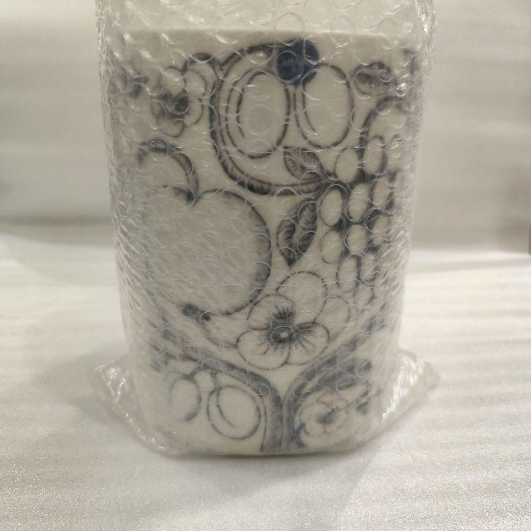 新品★ARABIA150年記念 限定品★ブラック パラティッシ フラワーベース