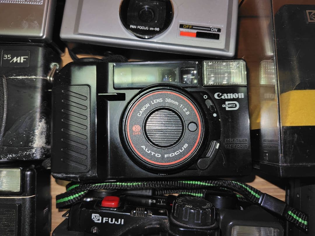 Nikon、Fujifilm、CANONコンパクトフィルムカメラ11台セットA