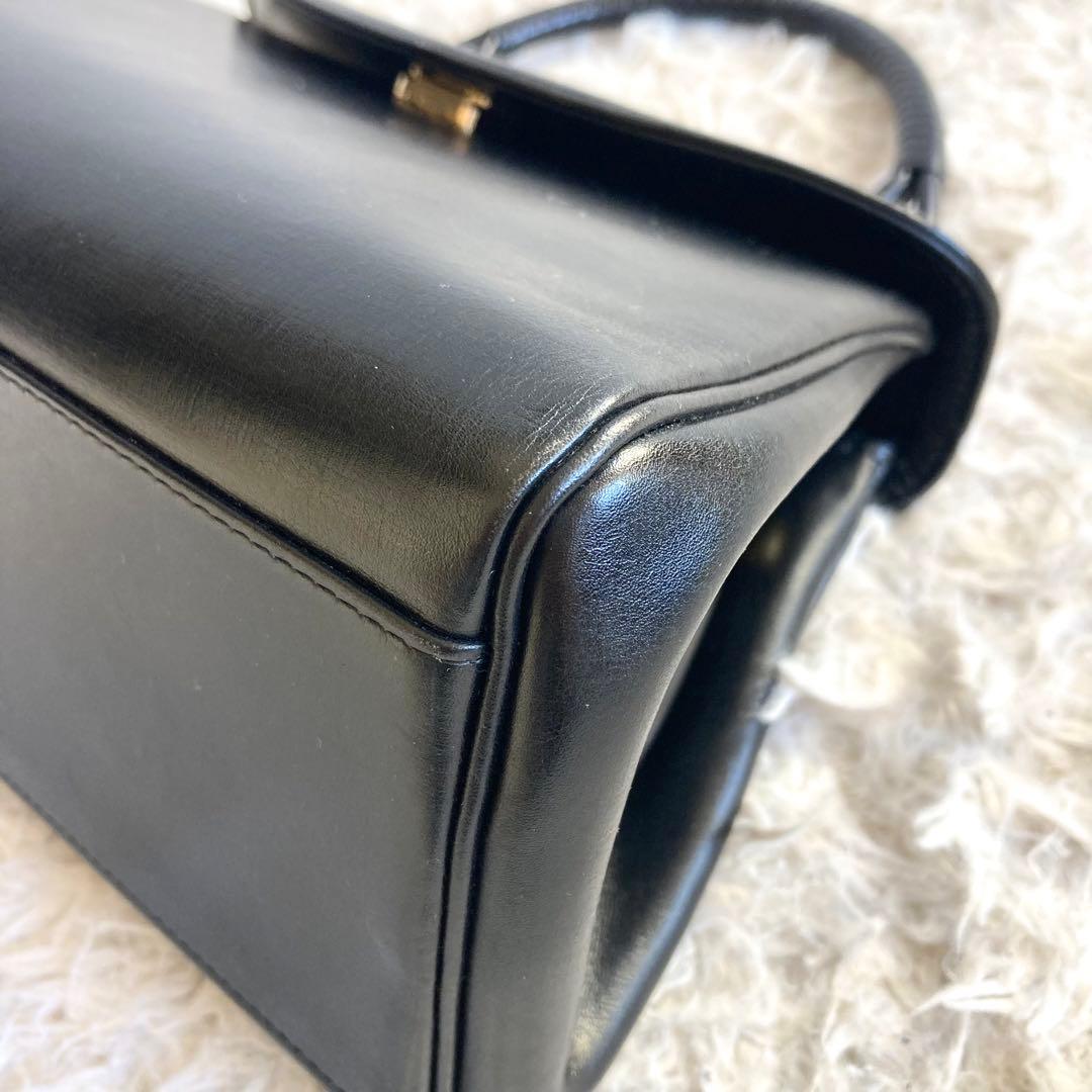 皇室御用達 濱野皮革工藝 HAMANO ハンドバッグ フォーマル 本革 冠婚葬祭