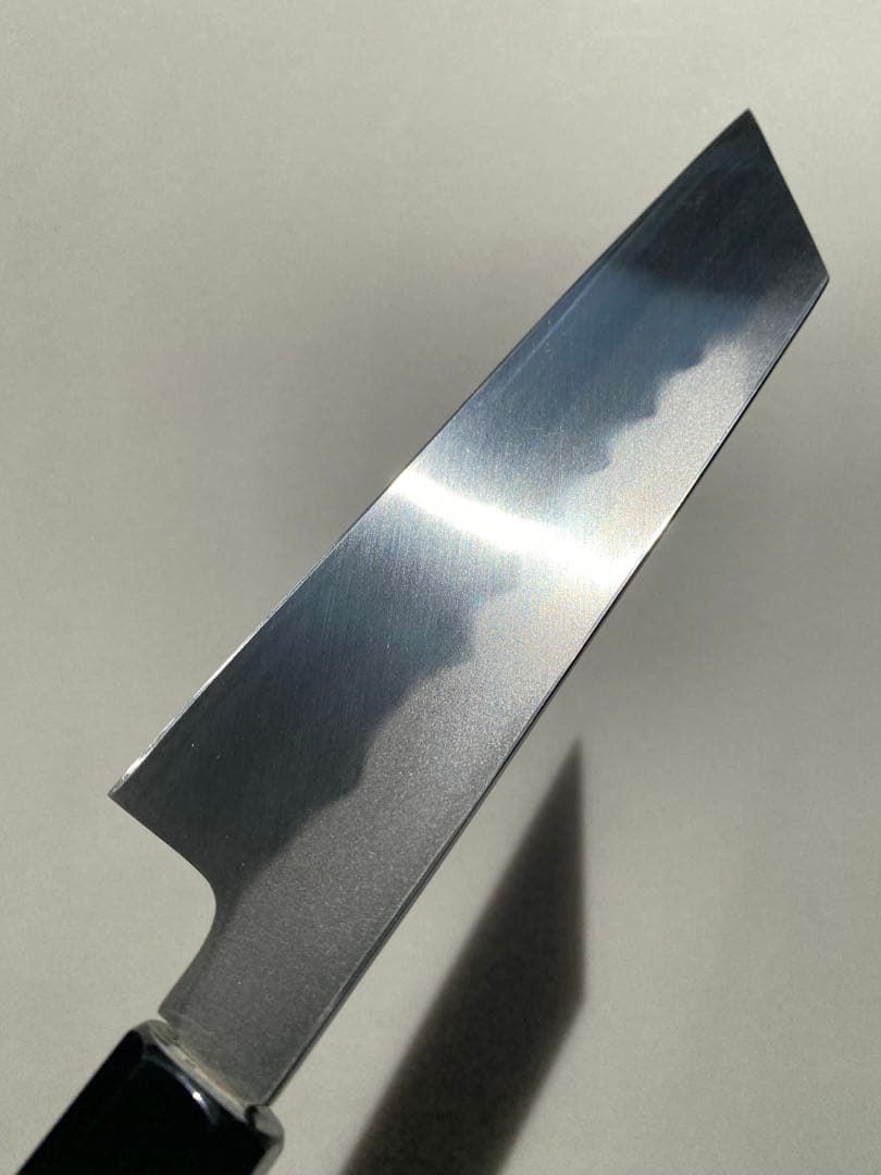 【島人】玄海正国 ケンムキ 6寸 水本焼 青紙2号 水牛角黒檀八角柄銀巻