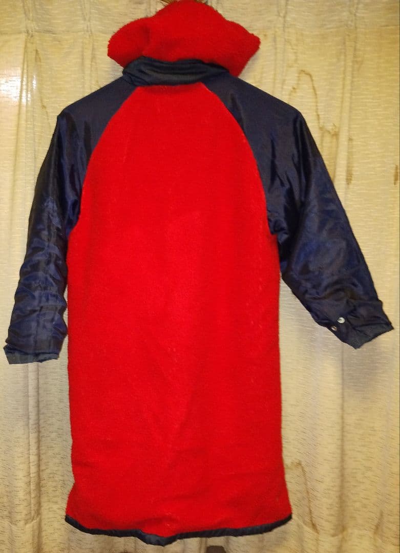 【匿名配送】【入手困難】鹿島アントラーズ　ベンチコート　紺　赤　90s