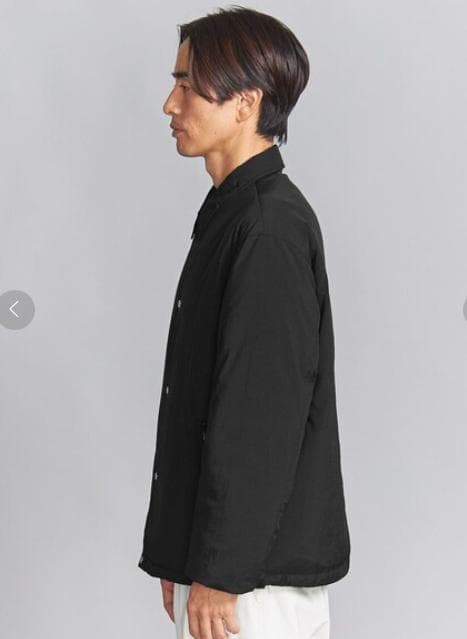 BEAUTY&YOUTH ADSダウン コーチジャケット 黒 ブラック M