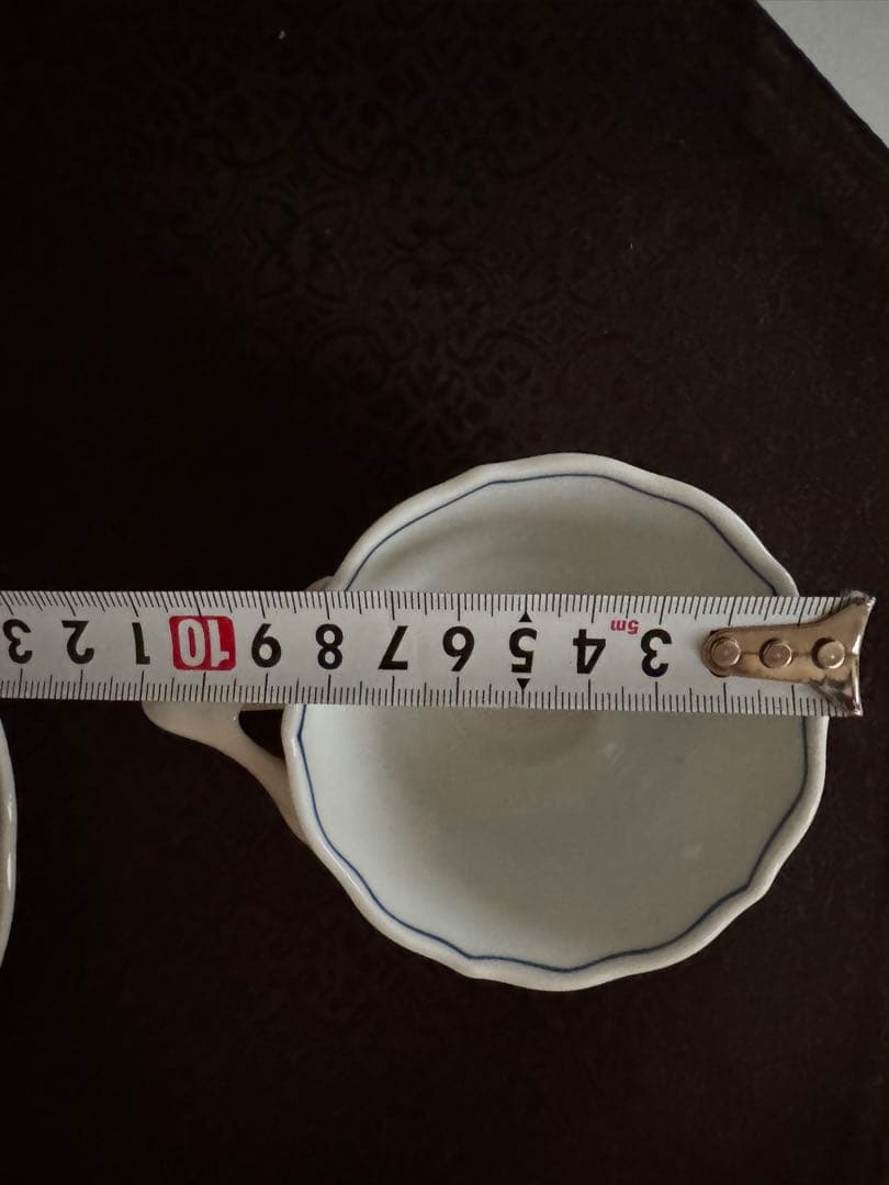 レア物　ブルーダニューブ　スナックセット6セット12点 カップアンドソーサー