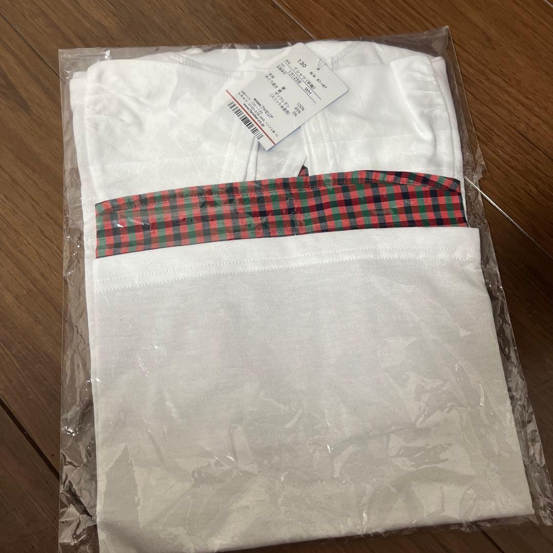 ファミリア　familiar ハート刺繍 Tシャツ 130サイズ