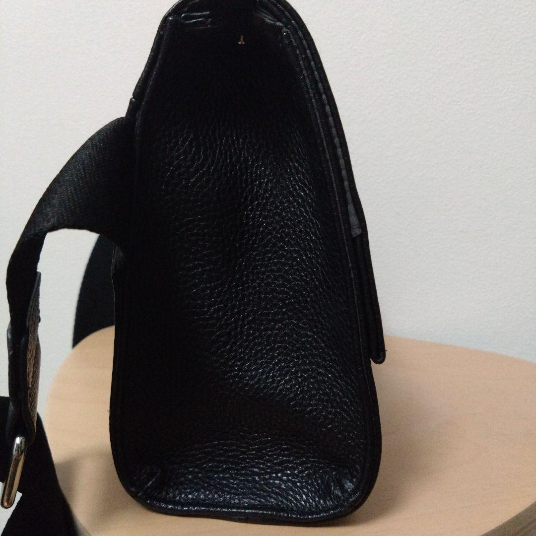 ear PAPILLONNER ワイドテープ ショルダーバッグ　ブラック