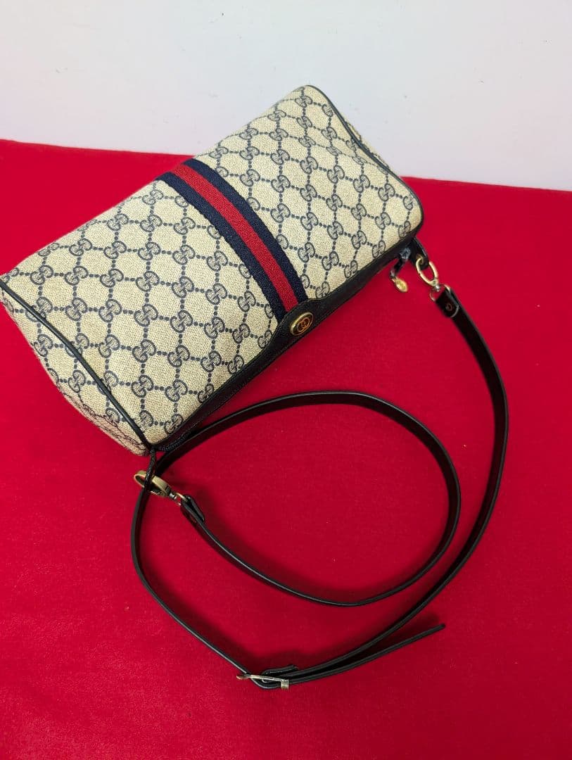 美品 極上！Gucci シェリーライン ショルダーバッグ 2wayクラッチバッグ