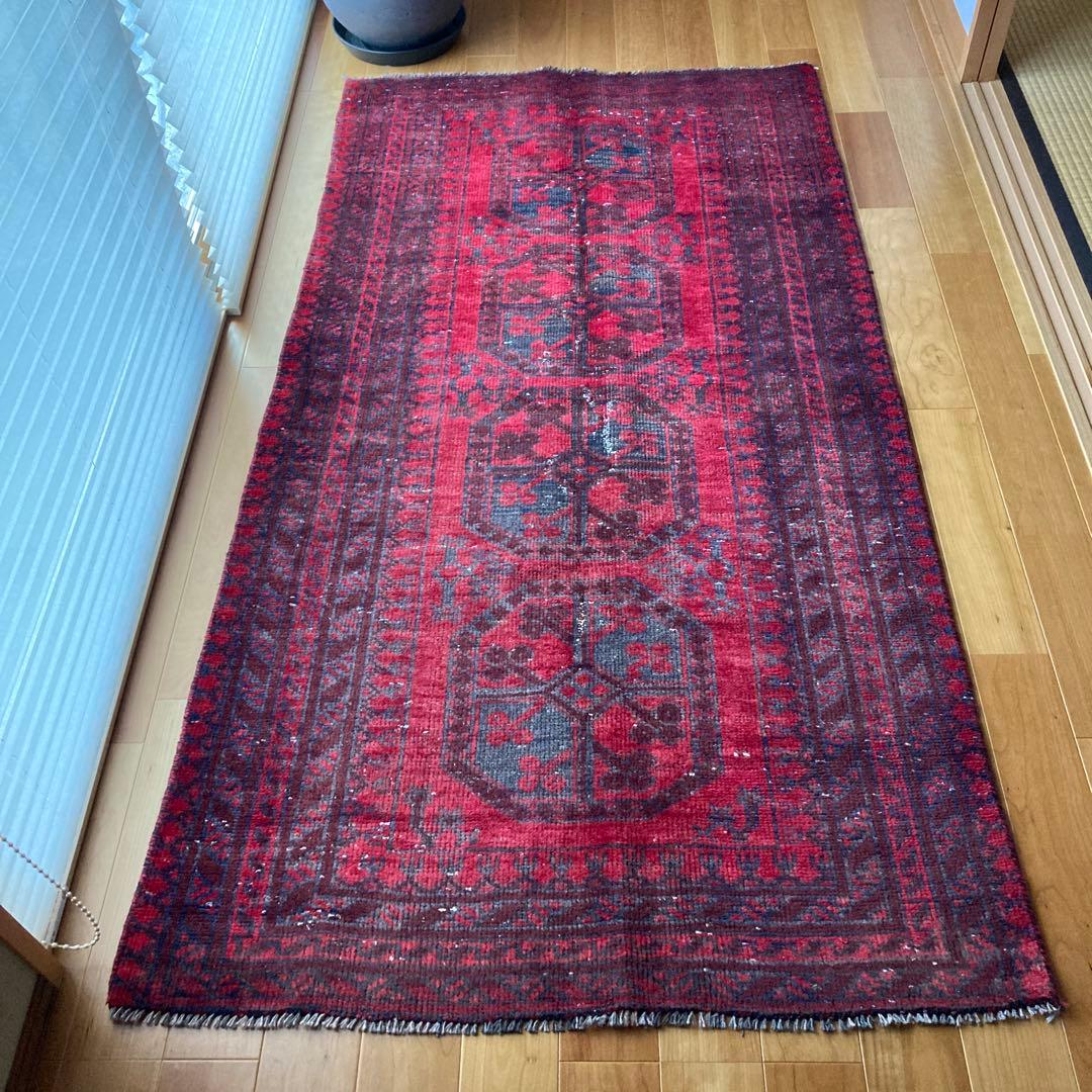 ★ N★ ヴィンテージラグ　トライバルラグ　トルクメン